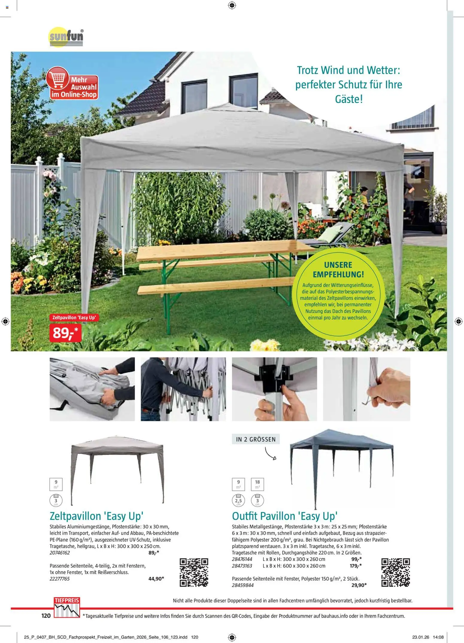 Bauhaus Freizeit im Garten gültig ab 01.05.2026 | Seite: 120