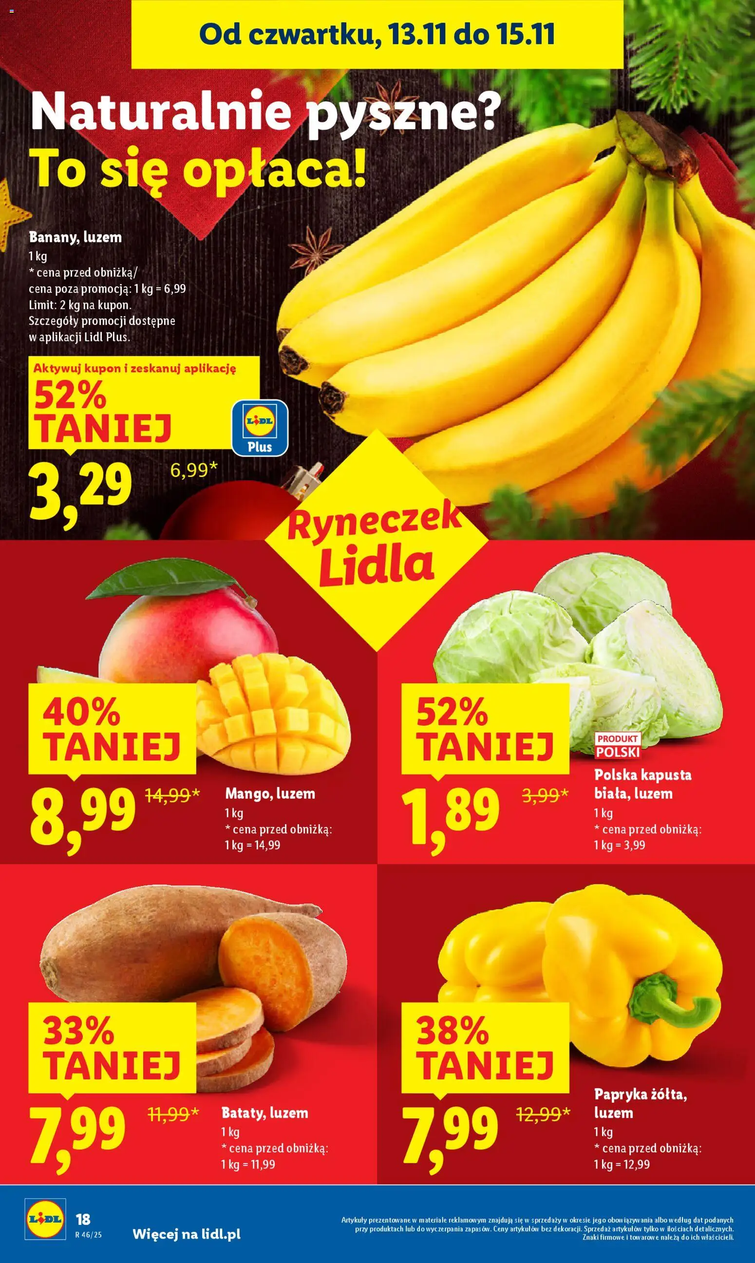 Lidl Gazetka od 13.11.2025 | Strona: 18 | Produkty: Kapusta, Bell, Papryka