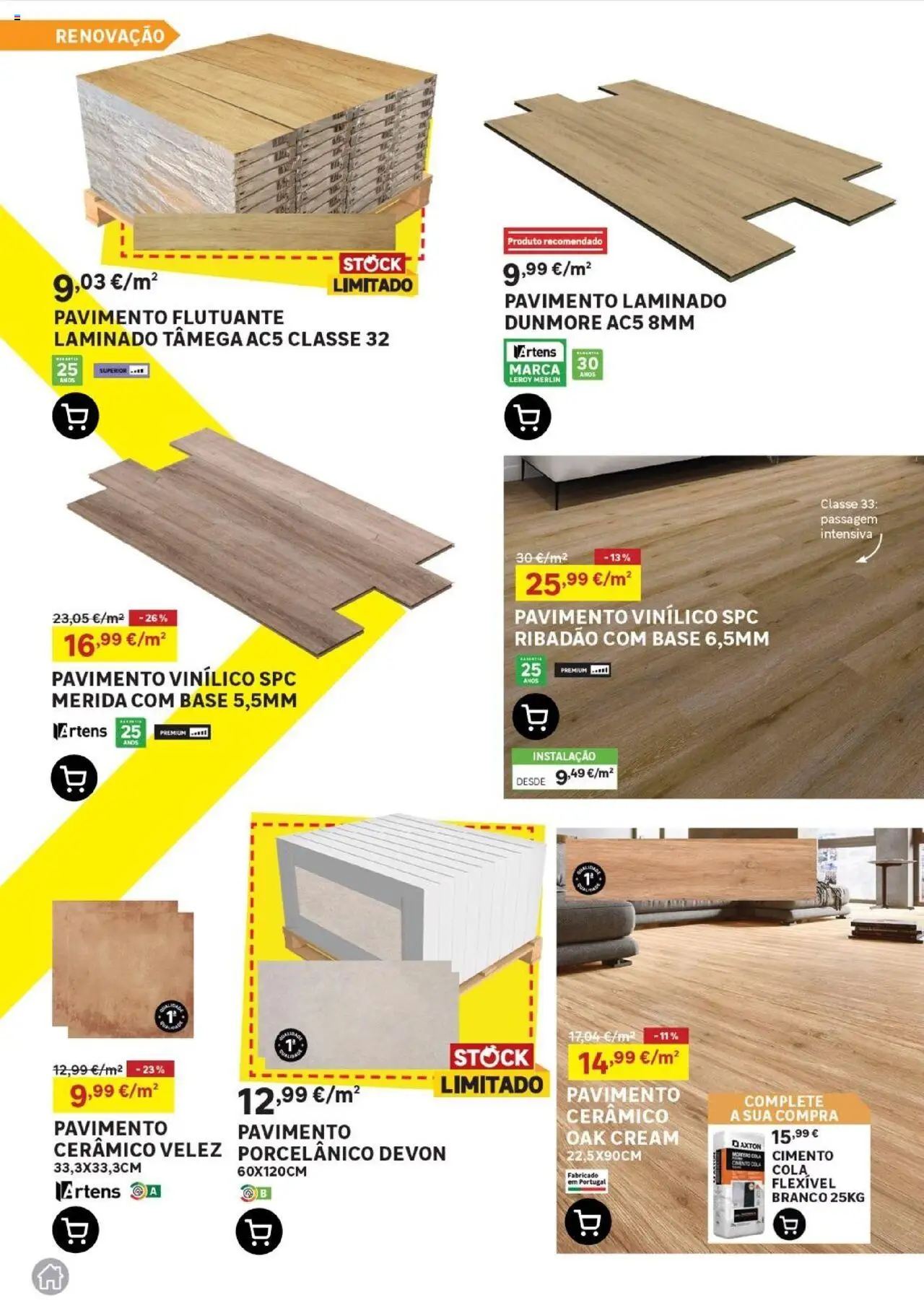 Leroy Merlin - Açores │ válido de 01.05.2025 | Página: 14 | Produtos: Pavimento cerâmico, Base, Cimento
