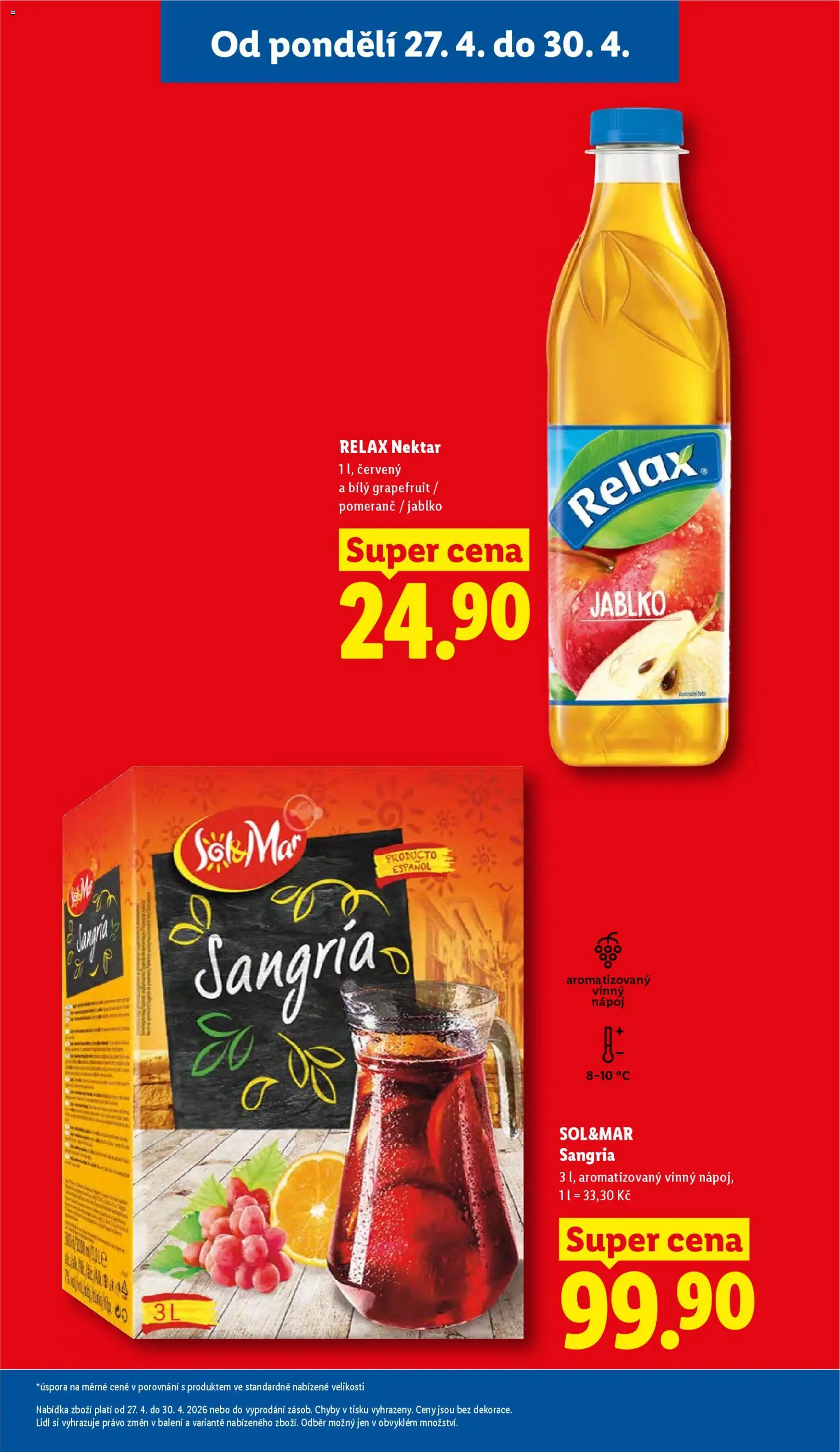 Lidl leták od 27.04.2026 | Strana: 7 | Produkty: Sangria