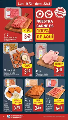 Vista previa Chispas de pollo, Rebozadas con harina de arroz y garbanzo. 400 g (7,98 €/kg) válido desde el 16.03.2026 | Página: 6