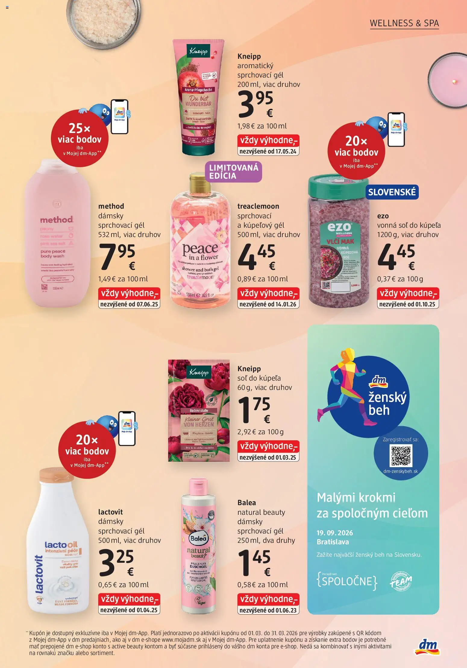 Nové dm drogerie akcie – leták je platný od 01.03.2026 | Strana: 11 | Produkty: Soľ, Mak, Lactovit