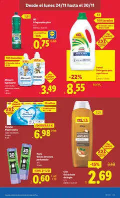 Vista previa Cien Gel de baño de Argán, Gel de baño de Argán 1,2 l válido desde el 24.11.2025 | Página: 11