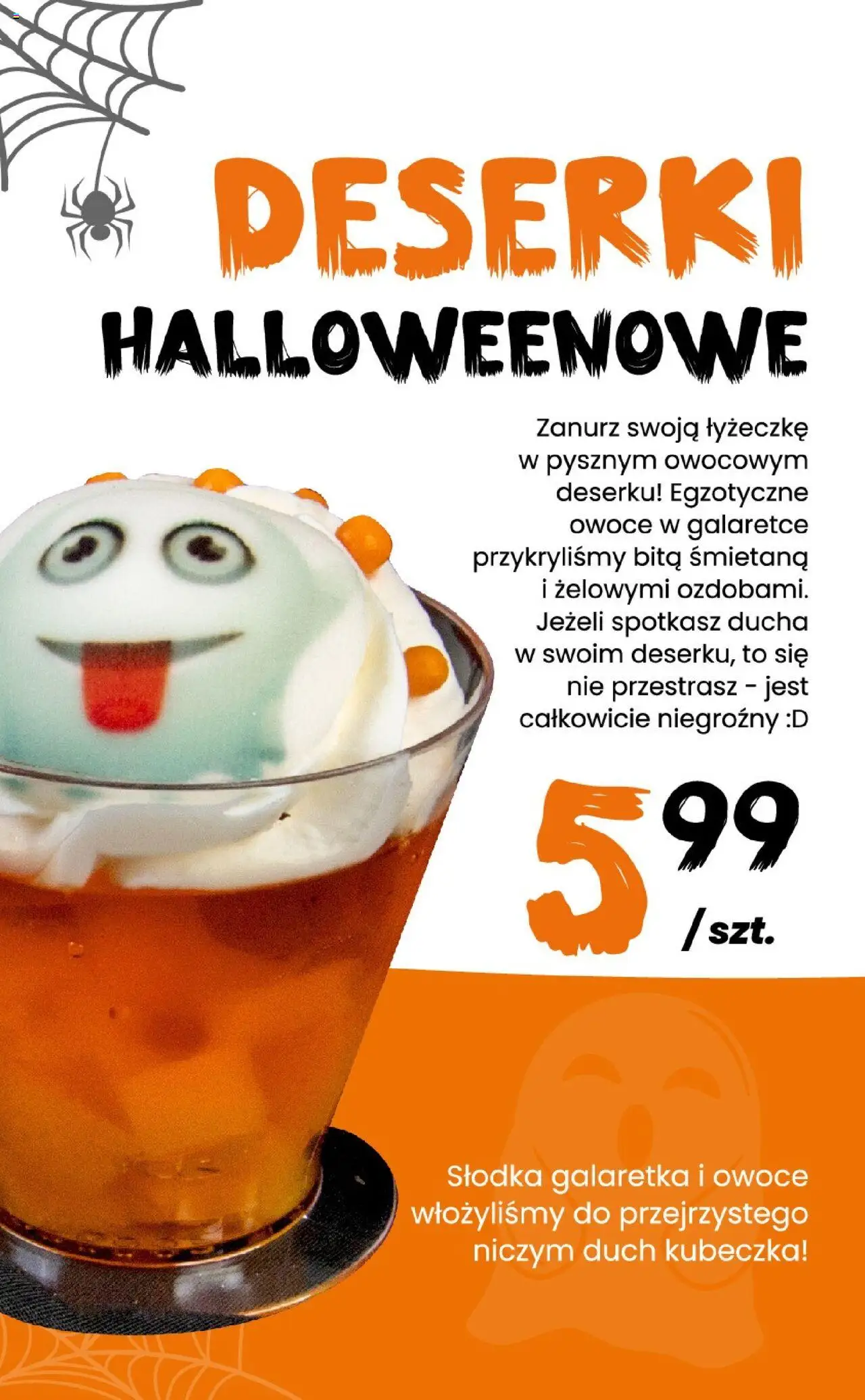 Twój Market Gazetka - Słodkości Halloween od 01.10.2025 | Strona: 6 | Produkty: Galaretka, Śmietana, Owoce