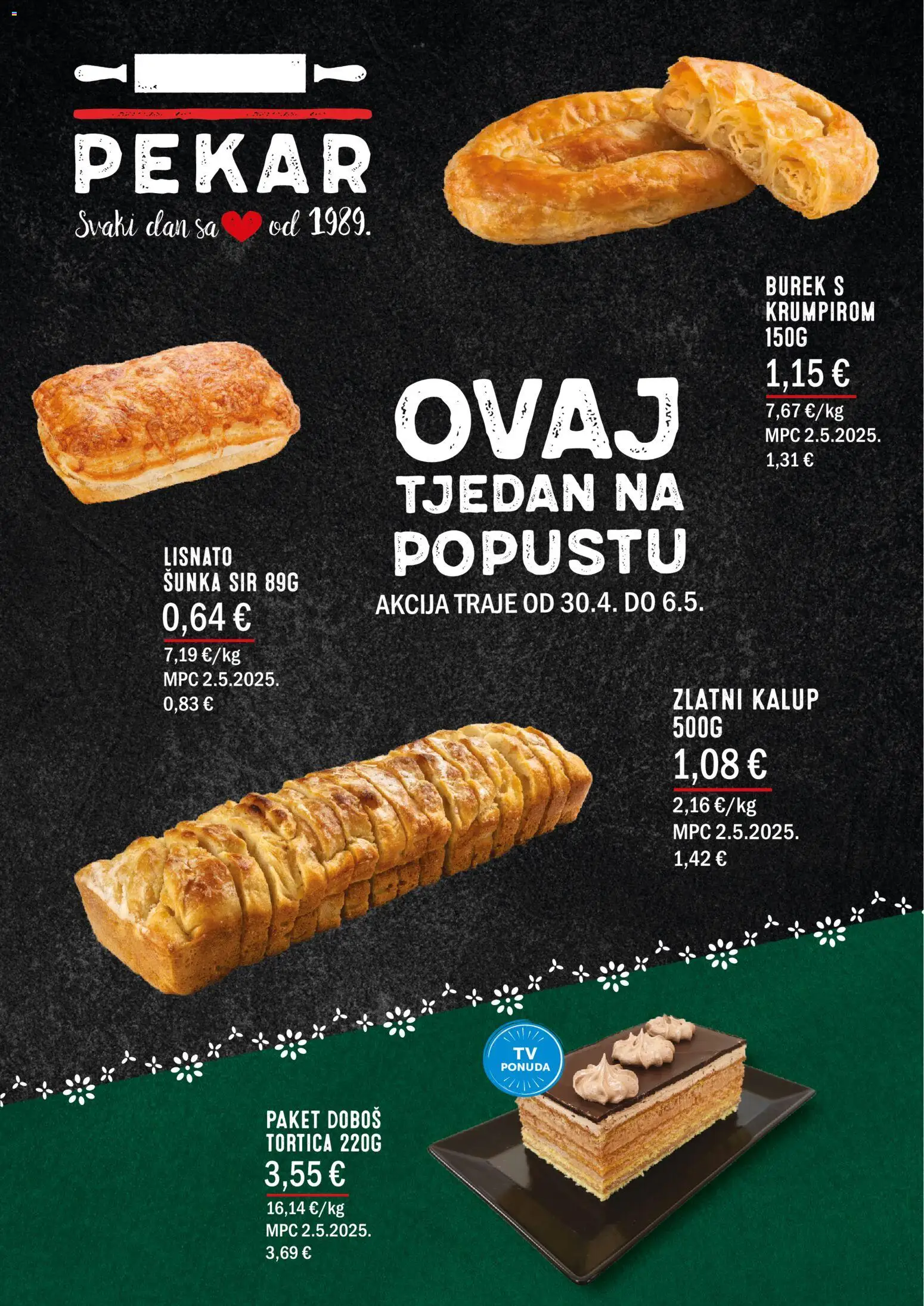Boso katalog | vrijedi od 30.04.2026 | Stranica: 2 | Proizvodi: Sir, Šunka, Burek