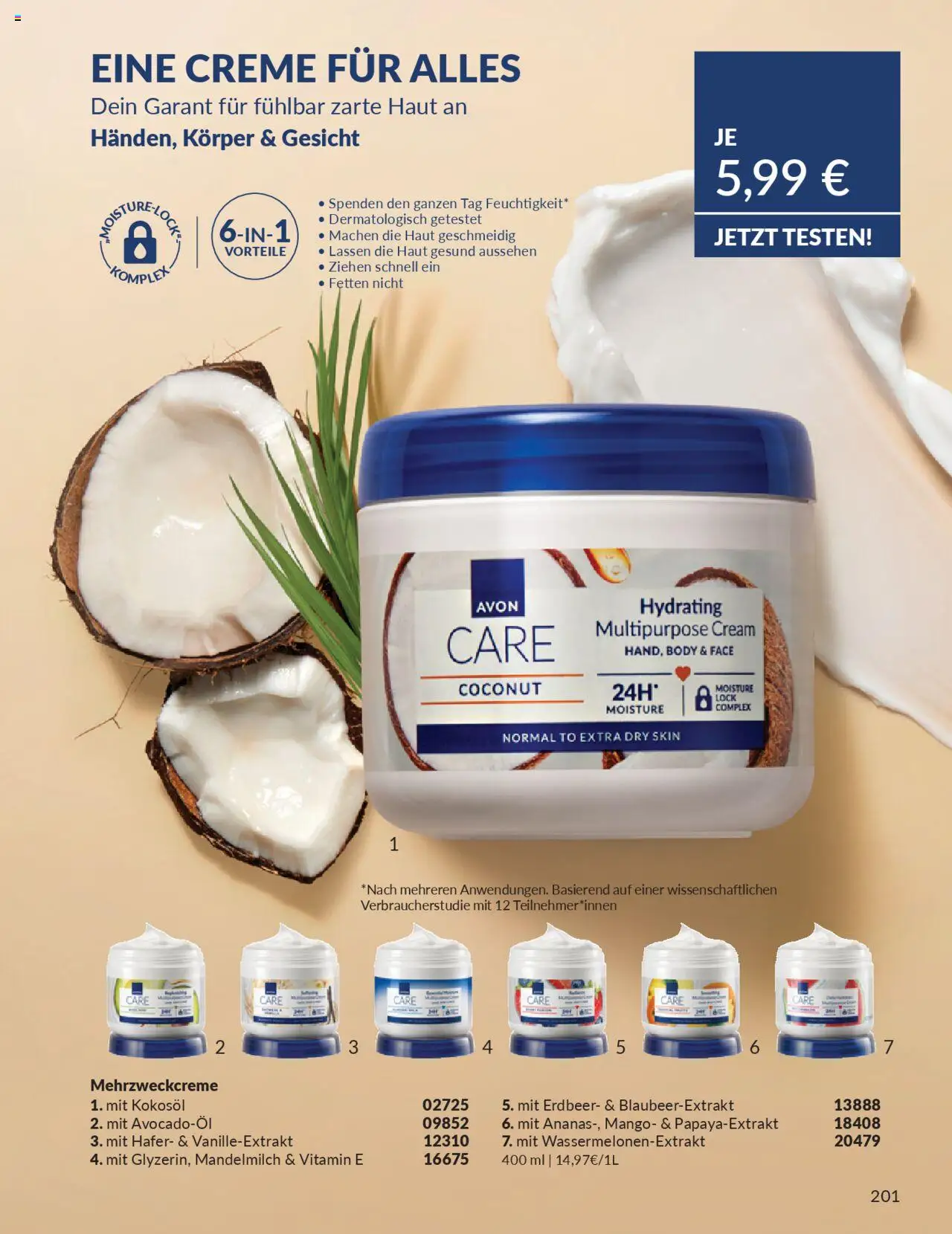 AVON Katalog Oktober 2025 – gültig ab 01.10.2025 | Seite: 203 | Produkte: Creme, Mango
