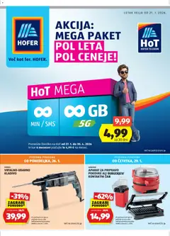 Hofer katalog akcije – veljaven od 21.01.2026