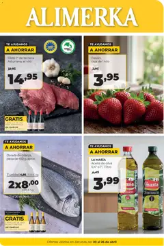 Vista previa Alimerka folleto Asturias válido desde el 20.04.2026
