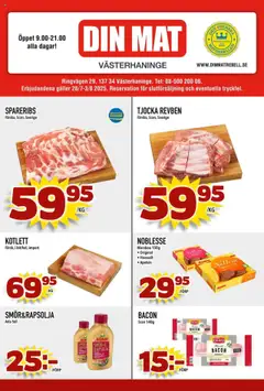 Din Mat - erbjudanden - Förhandsvisning av reklamblad från butik Din Mat aktuell från 28.07.2025