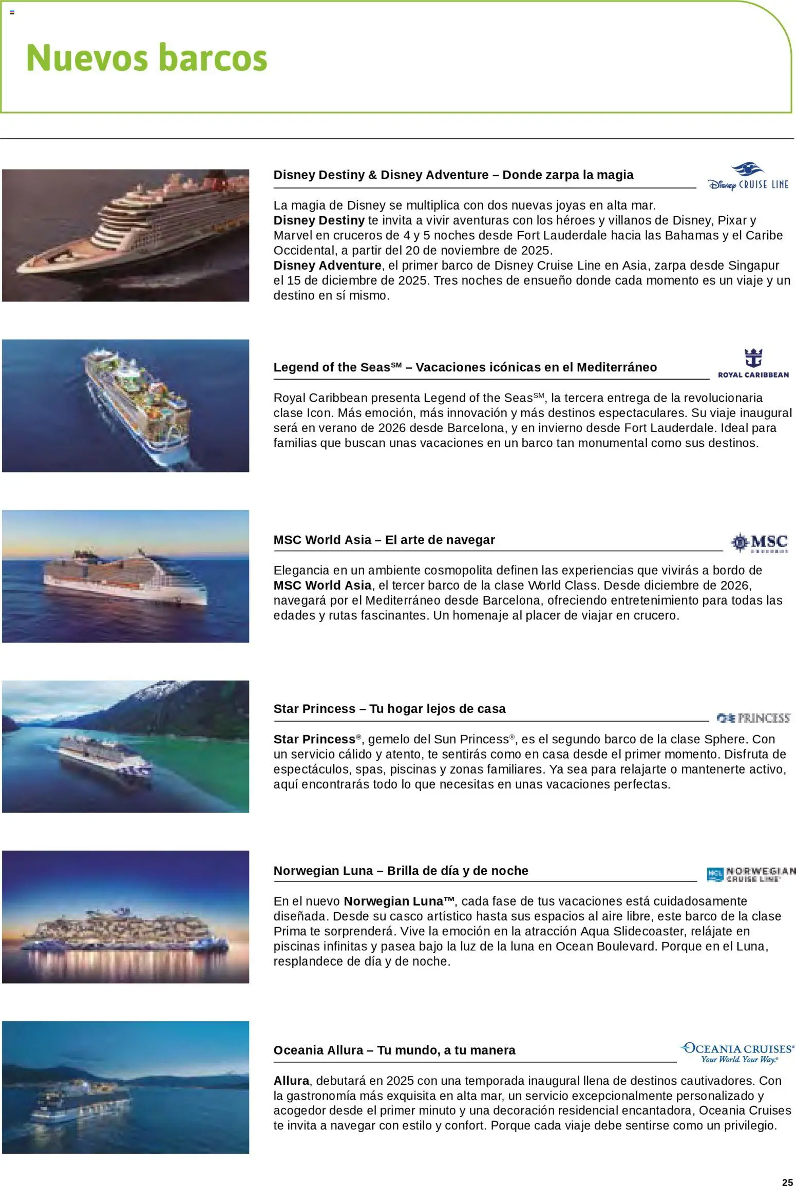 Viajes El Corte Inglés Cruceros marítimos │ válido desde el 01.01.2026 | Página: 26 | Productos: Té