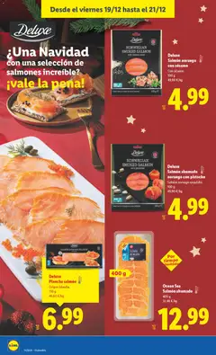 Vista previa Deluxe Salmón ahumado noruego con pistacho, Salmón noruego exquisito. 100 g válido desde el 15.12.2025 | Página: 38