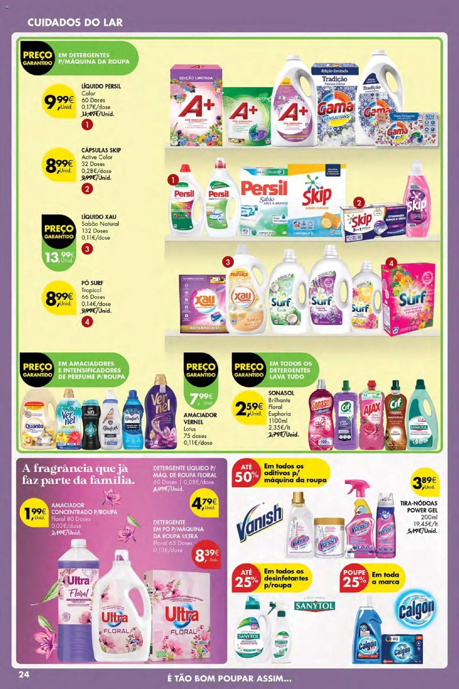 Pingo Doce Poupe Esta Semana Açores │ válido de 07.01.2026 | Página: 24 | Produtos: Perfume, Pó, Sabão, Persil