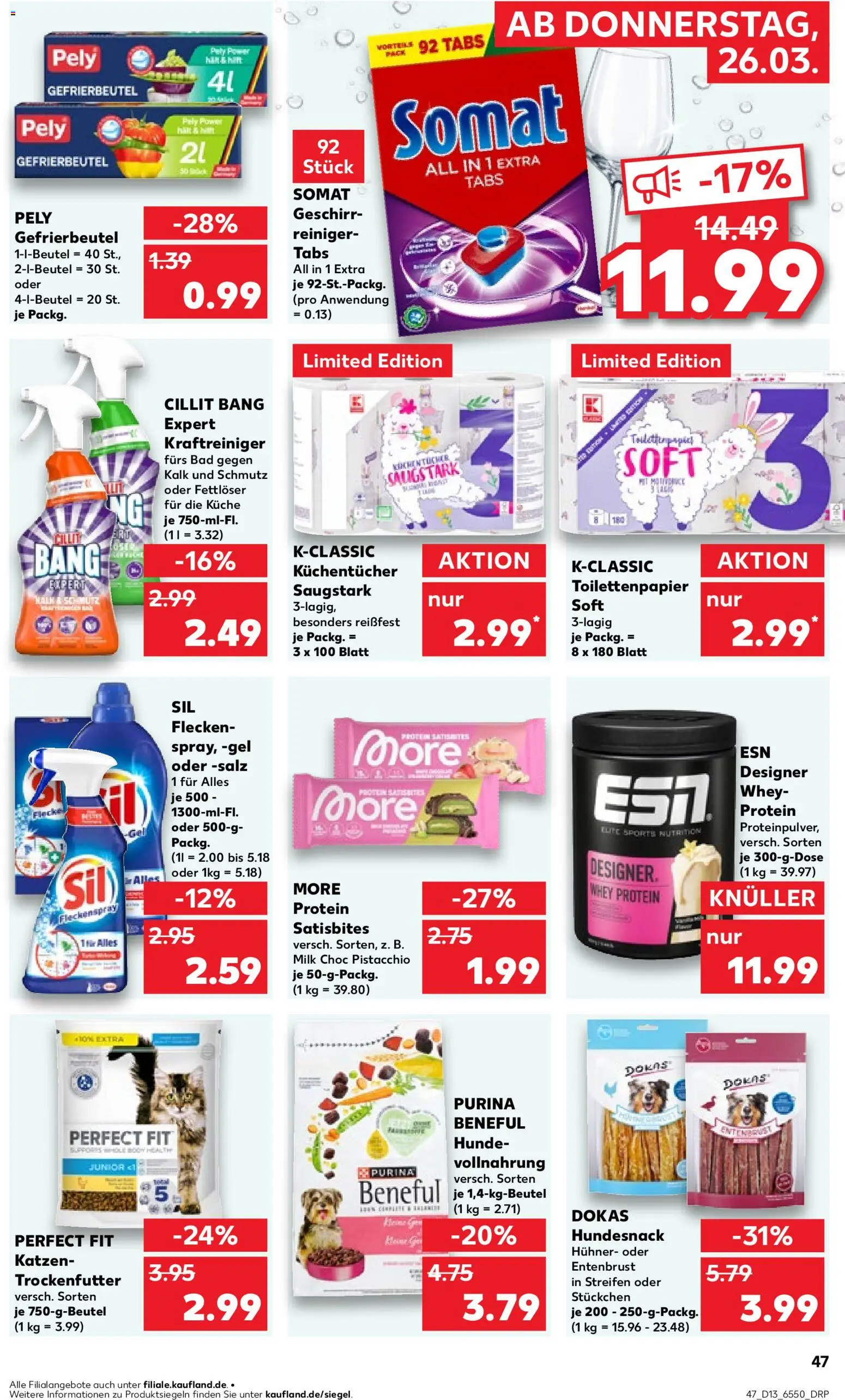 Kaufland Prospekt Kiel	 – gültig ab 26.03.2026 | Seite: 47 | Produkte: Bad, Küche, Salz, Toilettenpapier