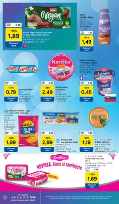 Tesco leták platný od 04.03.2026 | Strana: 30 | Produkty: Syr, Jogurt, Cesnak, Milka