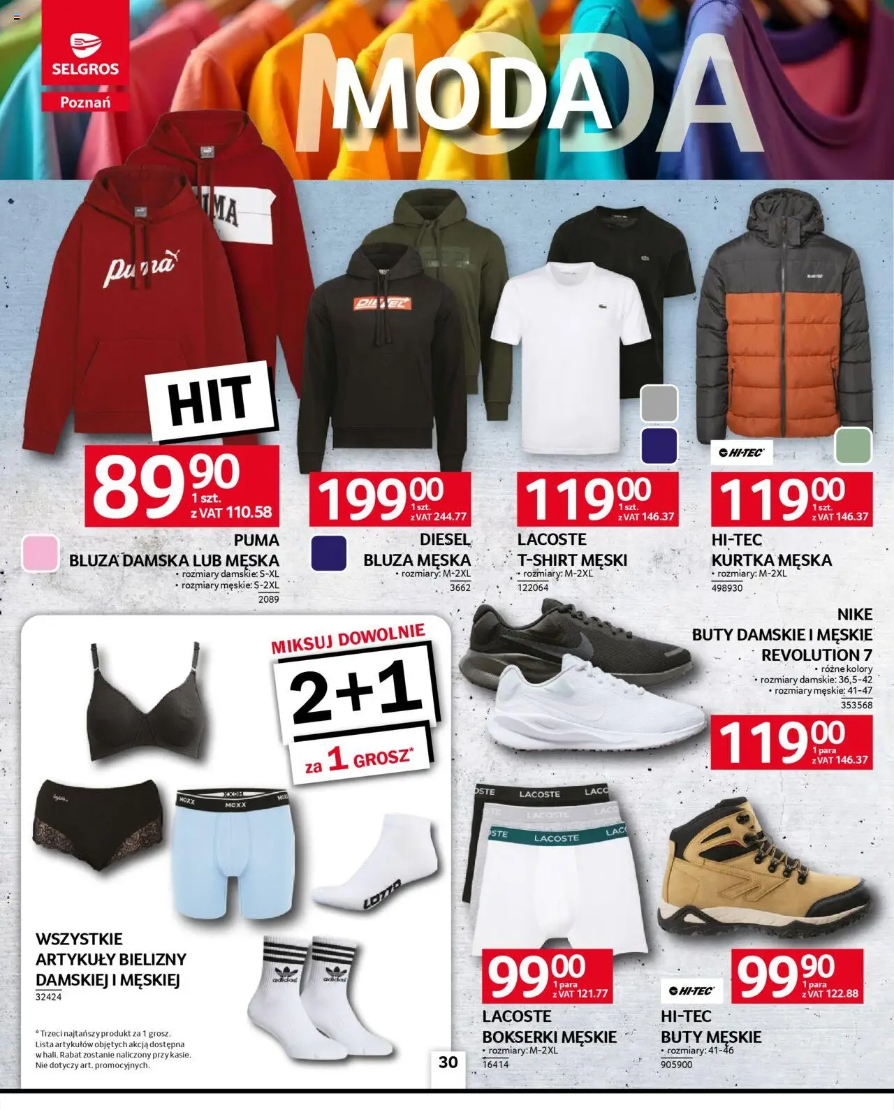 Selgros cash&carry Gazetka - Poznań Selgros 2.0 smakuje lepiej od 09.10.2025 | Strona: 27 | Produkty: Kurtka, Bokserki, Buty, Bokserki męskie