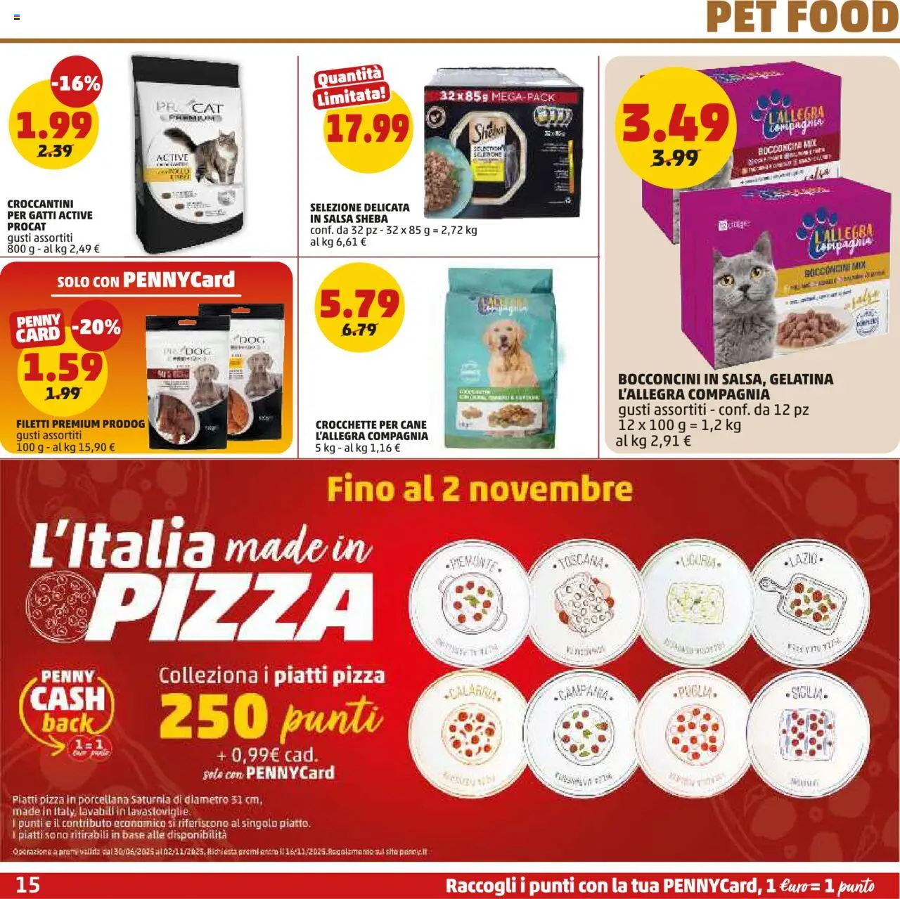 Volantino PENNY del 25.09.2025 | Pagina: 15 | Prodotti: Pizza, Salsa, Crocchette