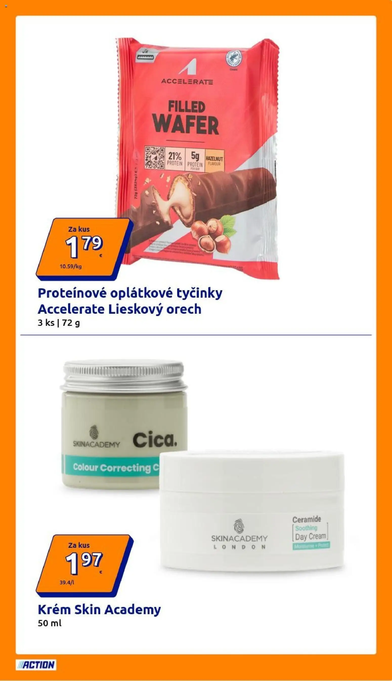 Nové Action akcie – leták je platný od 25.02.2026 | Strana: 11 | Produkty: Protein, Krém