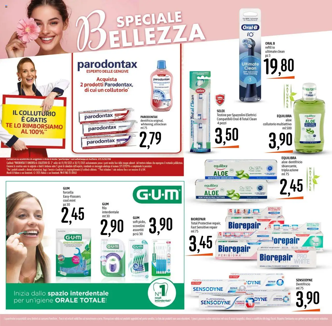 Volantino Emisfero del 25.09.2025 | Pagina: 30 | Prodotti: Dentifricio, Collutorio, Tè, Terra