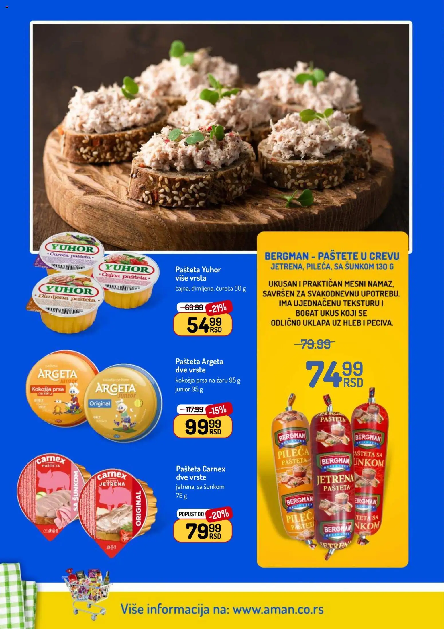 Aman katalog - važi od 16.02.2026 | Strana: 8 | Proizvode: Hleb, Pašteta