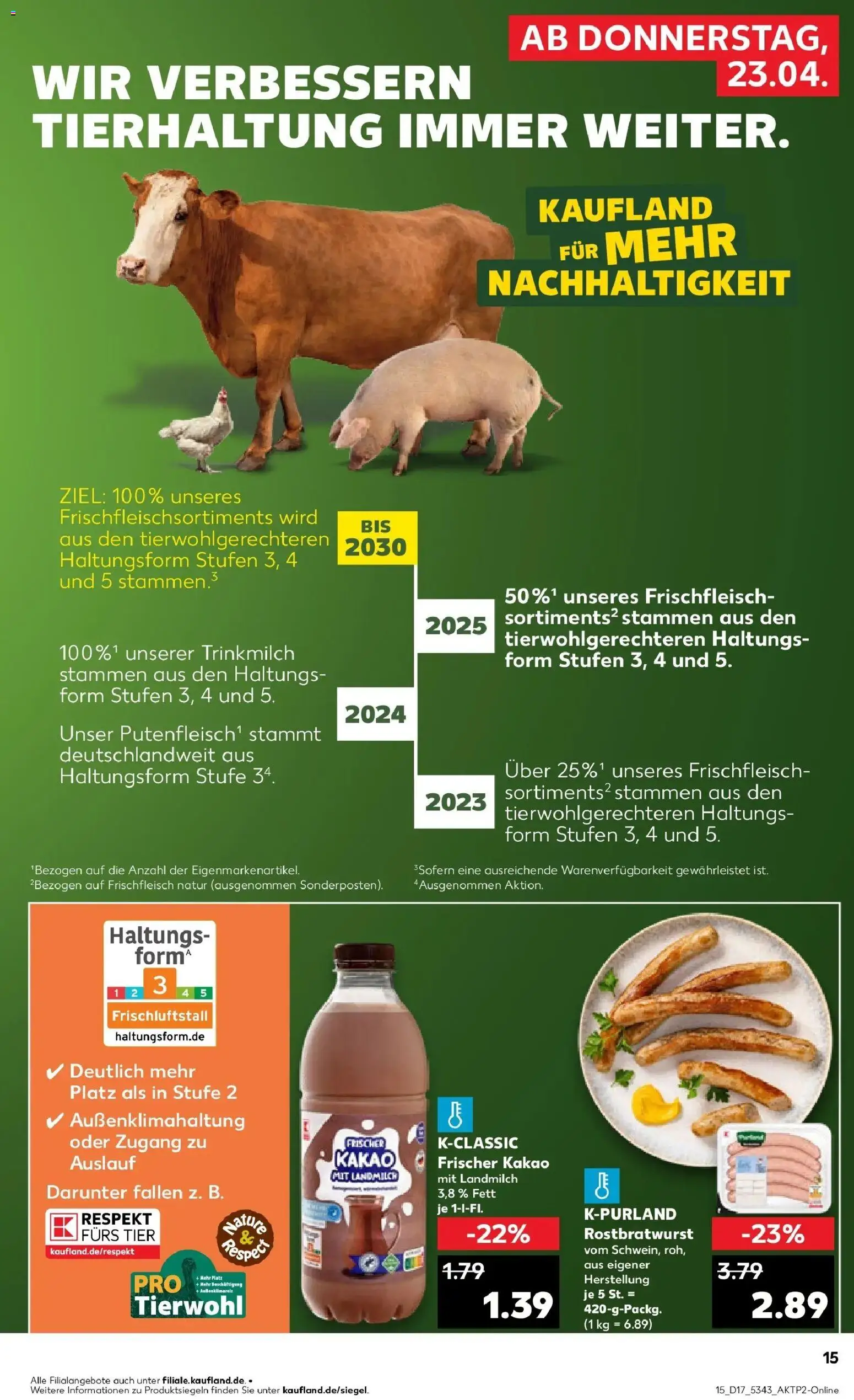 Kaufland Prospekt Cham	 – gültig ab 23.04.2026 | Seite: 15