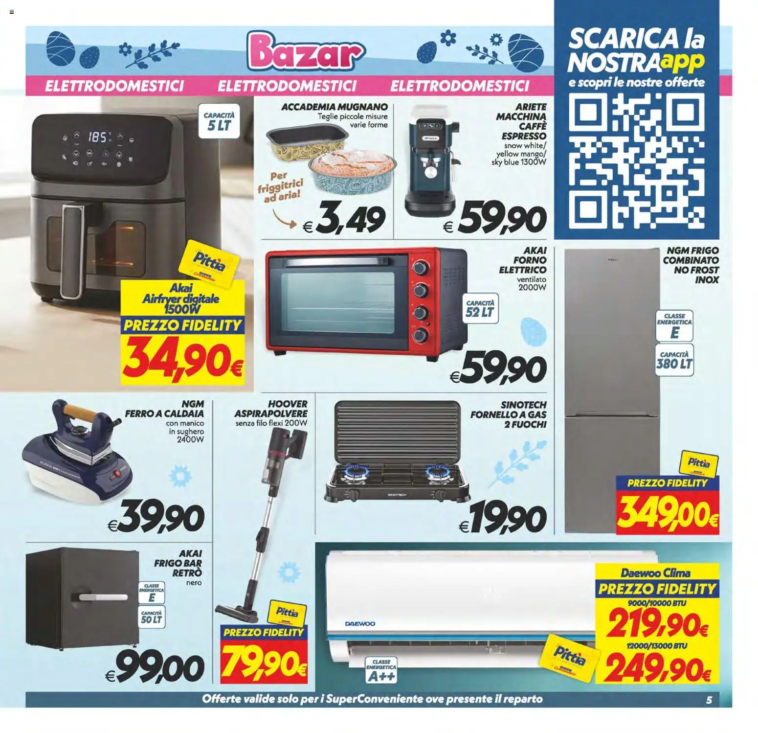 Volantino SuperConveniente del 27.03.2026 | Pagina: 32 | Prodotti: Caffè, Caldaia, Fornello a gas, Aspirapolvere