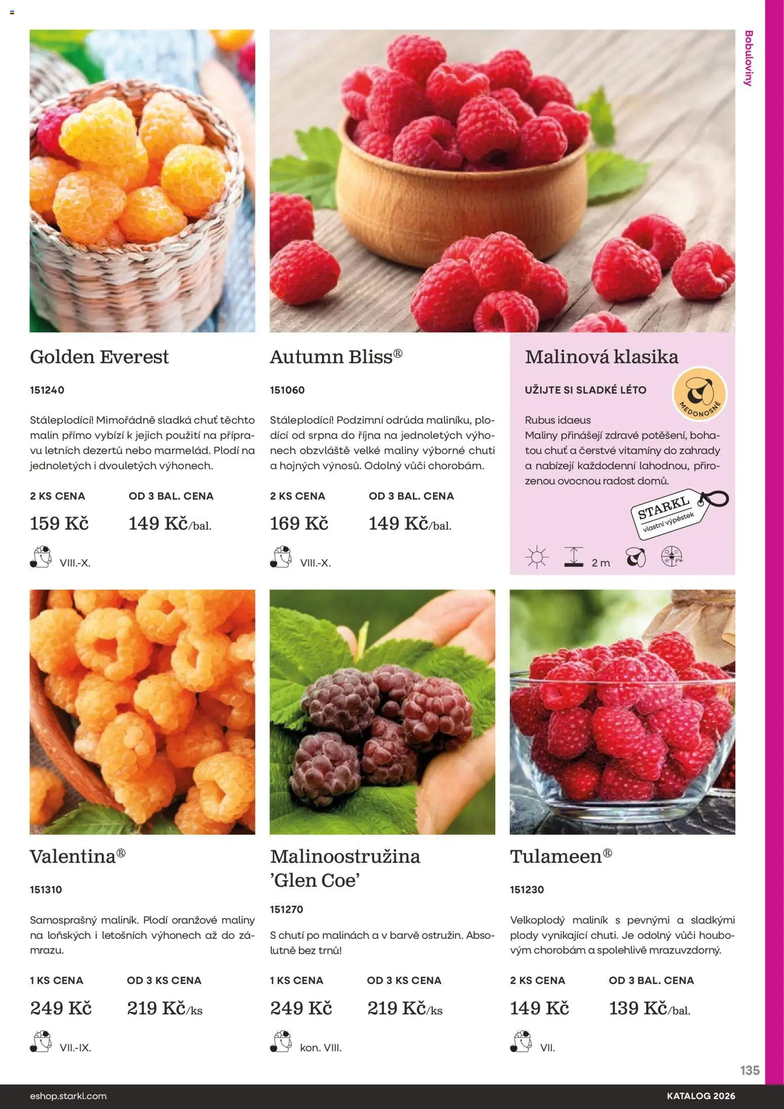 Starkl katalog od 25.02.2026 | Strana: 135 | Produkty: Vitamíny, Maliny