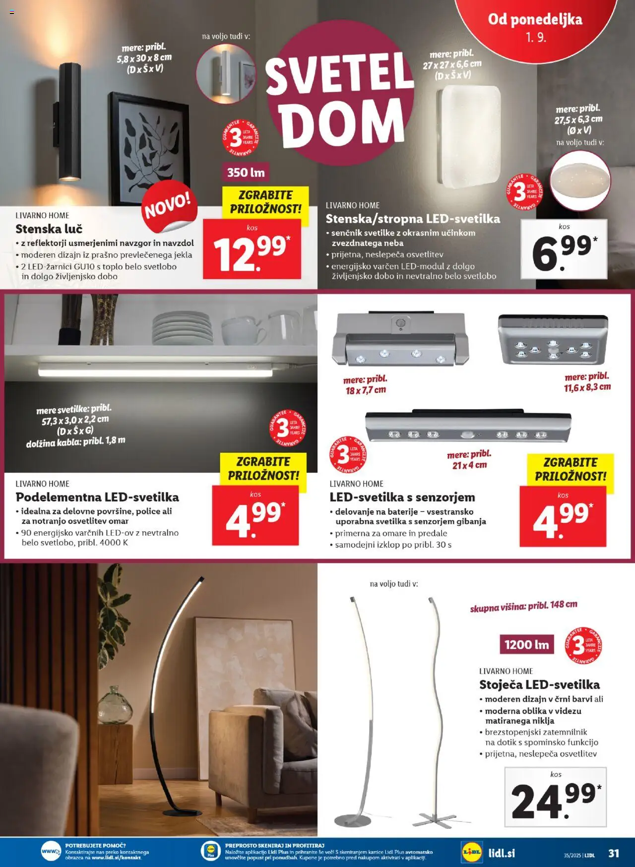 Lidl katalog │ velja od 28.08.2025 | Stran: 67 | Izdelki: Senčnik, Baterije, Svetilka