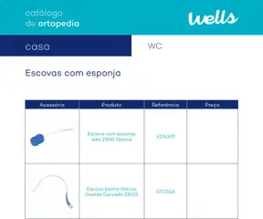 Pré-visualização Well’s Catálogo de Ortopedia válido de 12.02.2024 | Página: 143 | Produtos: Esponja, Banho