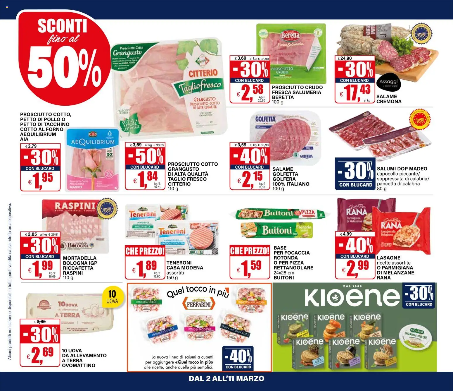 Volantino Il Gigante del 02.03.2026 | Pagina: 12 | Prodotti: Prosciutto Crudo, Forno, Hamburger, Terra