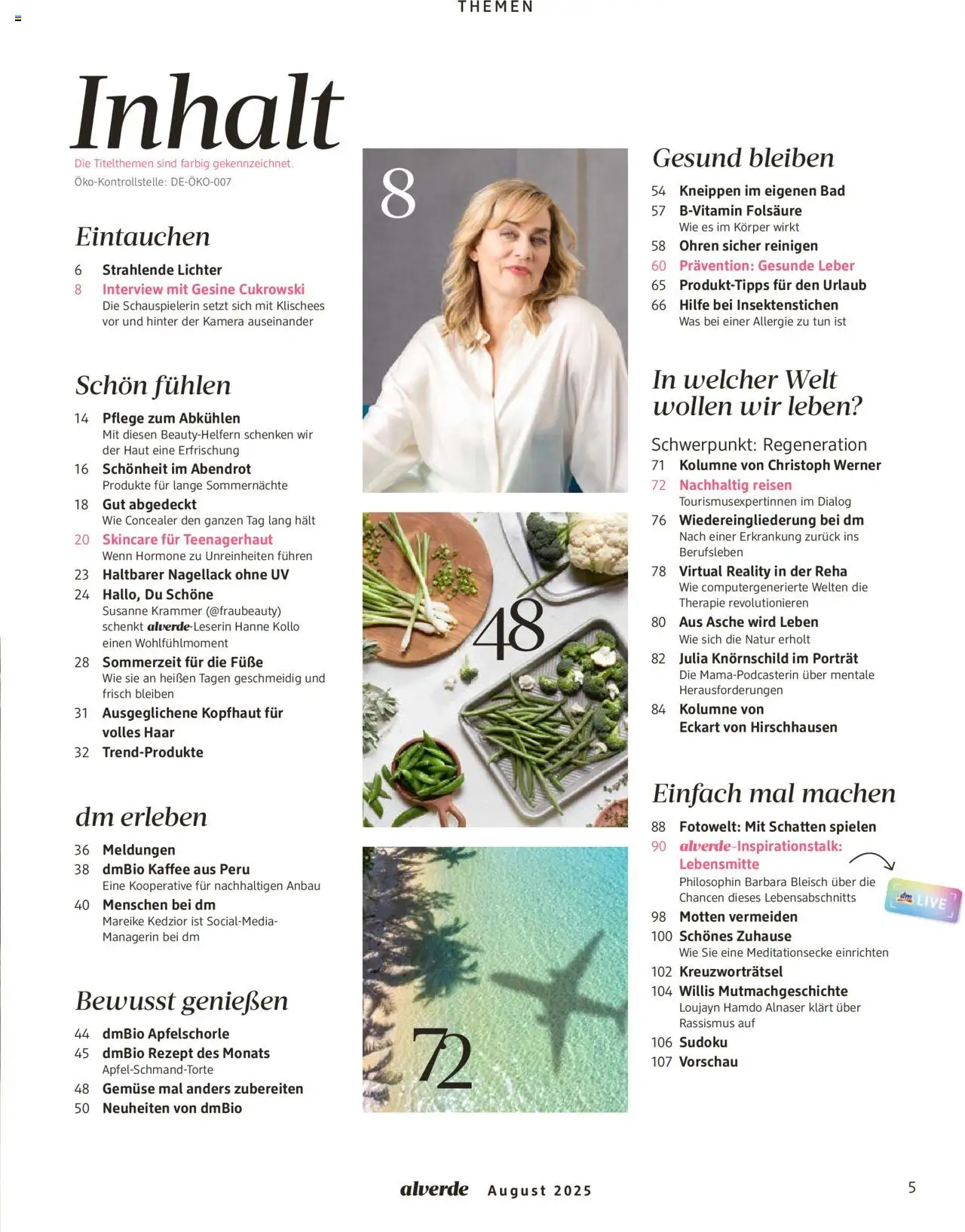 dm drogerie Prospekt 	 - gültig ab dem 01.08.2025 | Seite: 5 | Produkte: Kaffee, Bad, Nagellack, Gemüse