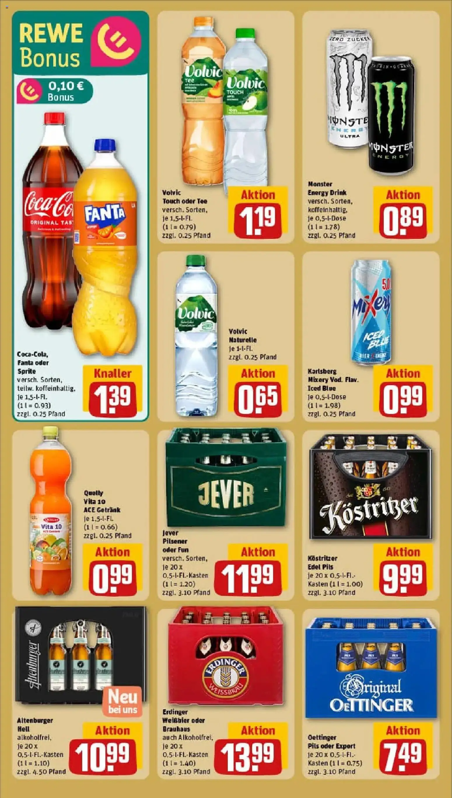 Rewe prospekt Gräfenhainichen	 – gültig ab 11.01.2026 | Seite: 20 | Produkte: Sprite, Erdinger, Weißbier, Pils