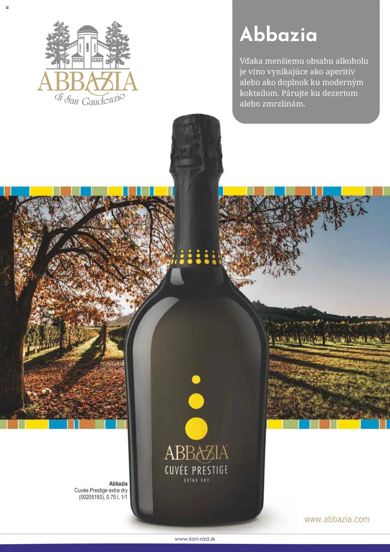 Nové KON - RAD akcie – leták je platný od 01.05.2025 | Strana: 32 | Produkty: Víno, Aperitív