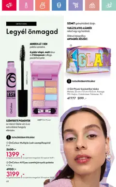 Oriflame akciós ujság - amely érvényes a következő dátumtól: 17.08.2025 | Oldal: 68 | Termékek: Szempillaspirál, Táska, Kozmetikai táska, Púder