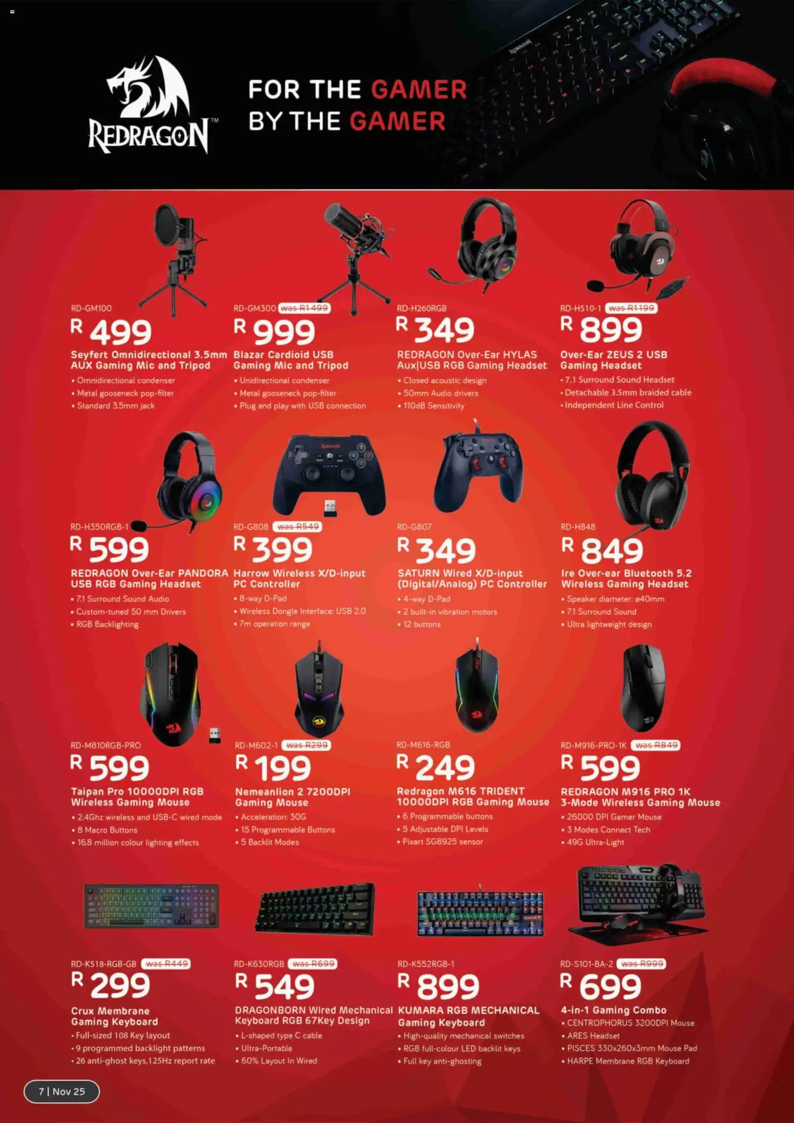 New Computer Mania catalogue – valid from 01.11.2025 | Page: 8 | Products: PC, Mouse, Keyboard, Cable
