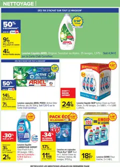 Carrefour - Prévisualisation de Carrefour Un noël pour tous les goûts, Black Friday valide à partir de 25.11.2025 | Page: 53 | Produits: Ariel, Lessive liquide Skip, Lessive Liquide, Lessive capsules Ariel pods