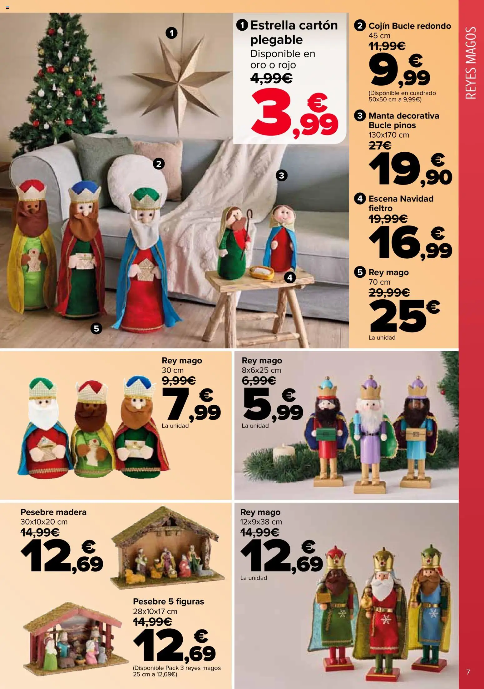 Carrefour Decoración │ válido desde el 11.11.2025 | Página: 7 | Productos: Manta, Cojín