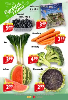 Prim Market Gazetka od 24.07.2025 | Strona: 6 | Produkty: Arbuz, Rukola, Słonecznik, Mix sałat