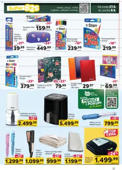 PerSu katalog - važi od 27.08.2025 | Strana: 23 | Proizvode: Pegla, Jastuk, Pegla za kosu, Friteza