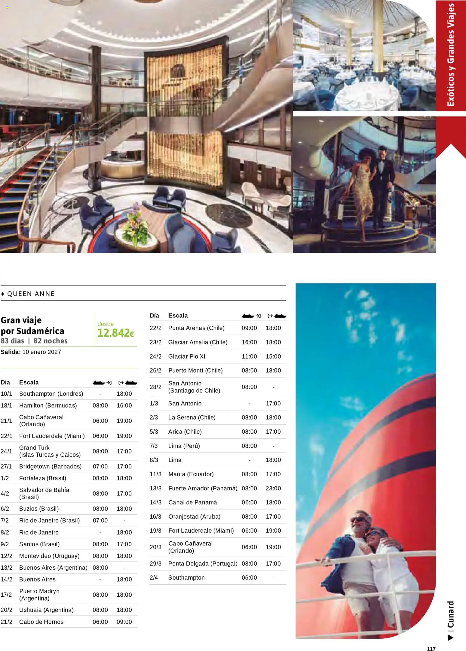 Viajes El Corte Inglés Cruceros marítimos │ válido desde el 01.01.2026 | Página: 118 | Productos: Lima, Bermudas, Manta