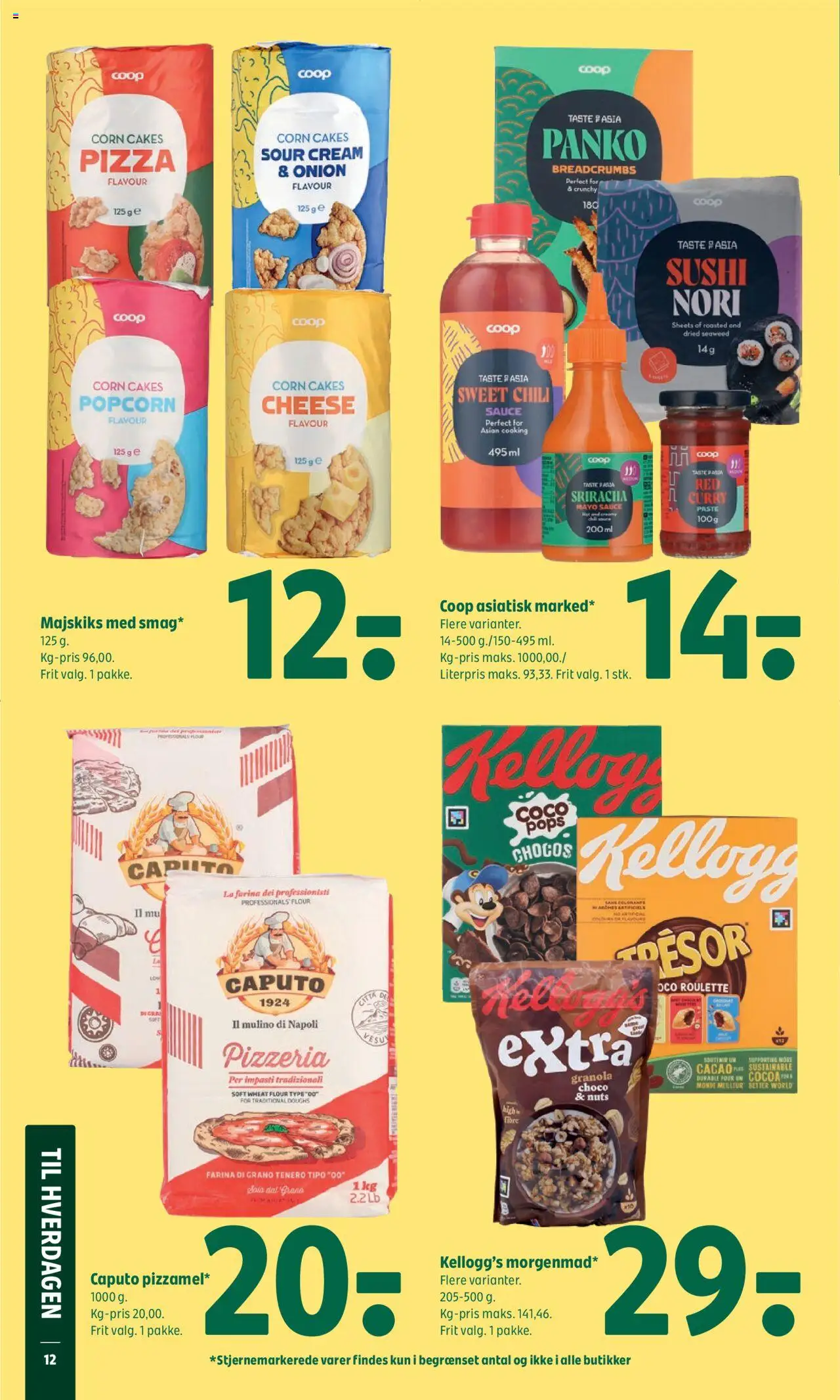 Coop 365 Tilbudsavis gyldig fra 10.07.2025 | Side: 14 | Produkter: Pizza, Popcorn, Sushi