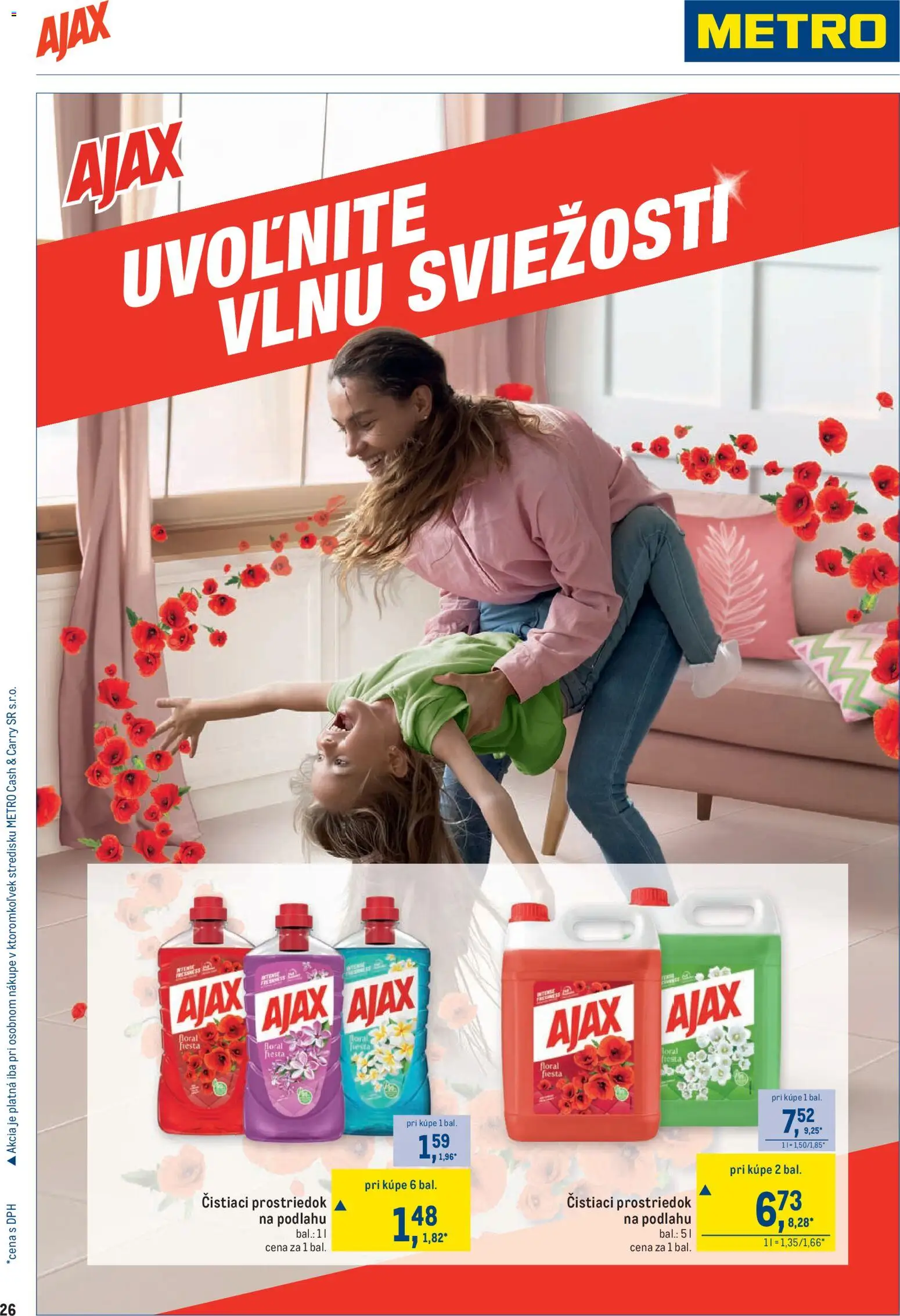 Nové Metro akcie – leták je platný od 25.03.2026 | Strana: 26 | Produkty: Čistiaci prostriedok