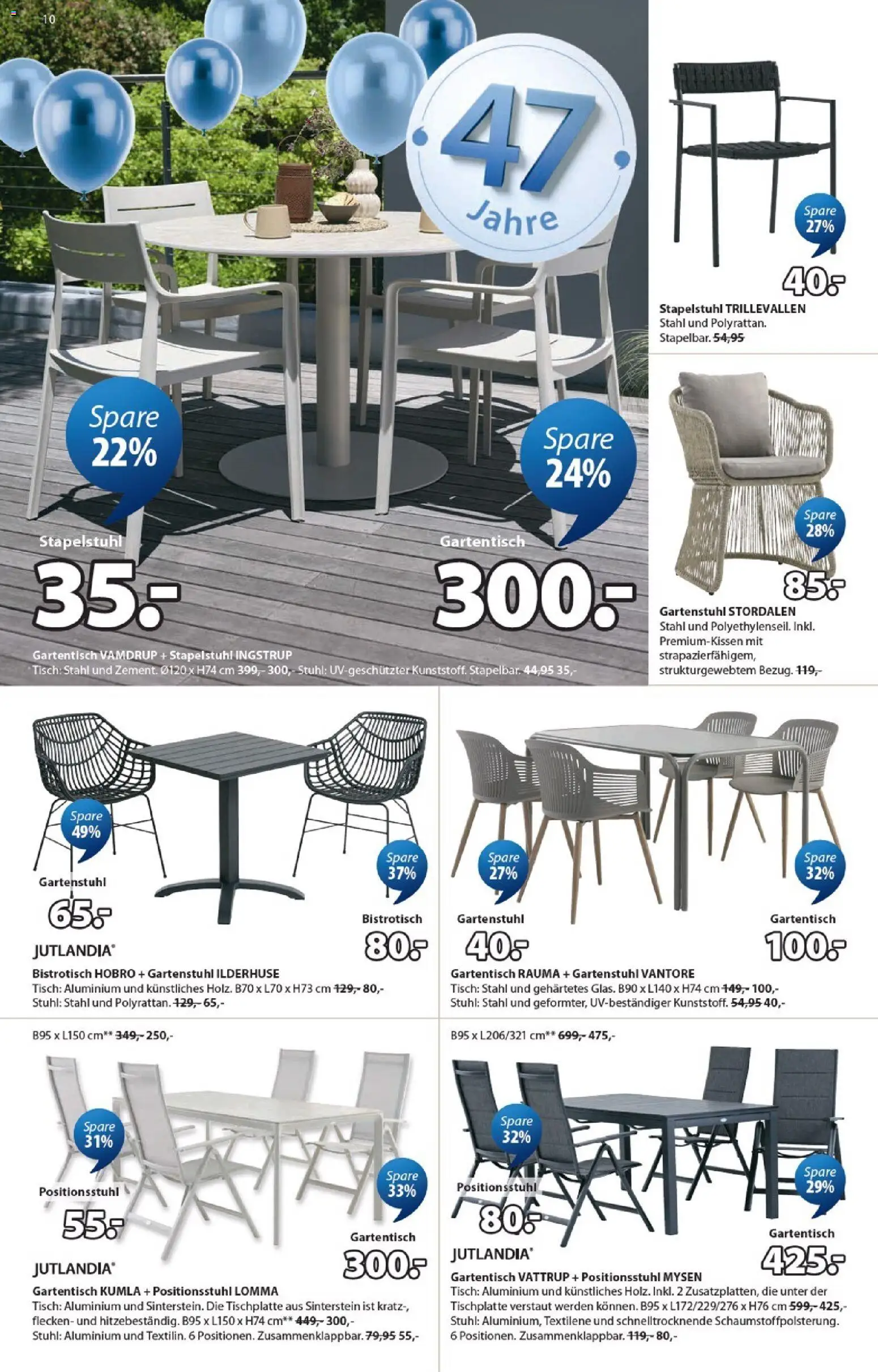 JYSK aktionen – gültig ab 17.03.2026 | Seite: 10 | Produkte: Tisch, Stuhl