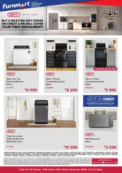 Furnmart specials catalogue – valid from 15.10.2025 | Page: 2 | Products: Case, Stove, Microwave, Stock
