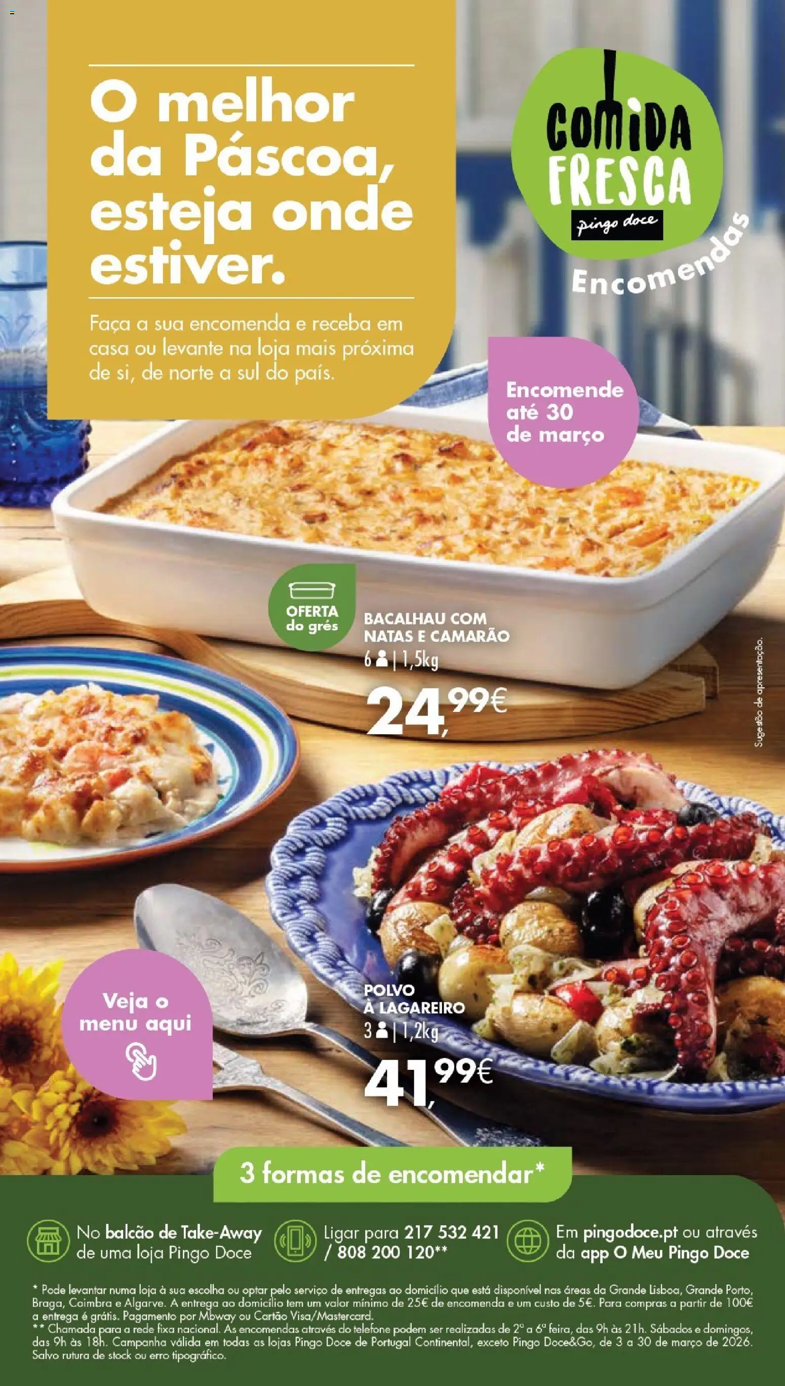 Pingo Doce Poupe este Fim de Semana │ válido de 13.03.2026 | Página: 9 | Produtos: Bacalhau, Polvo, Camarão, Natas