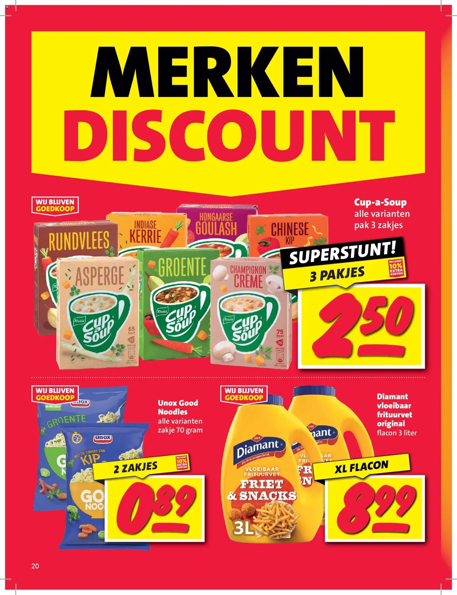 {H1} | Pagina: 20 | Producten: Champignon, Diamant, Friet, Crème