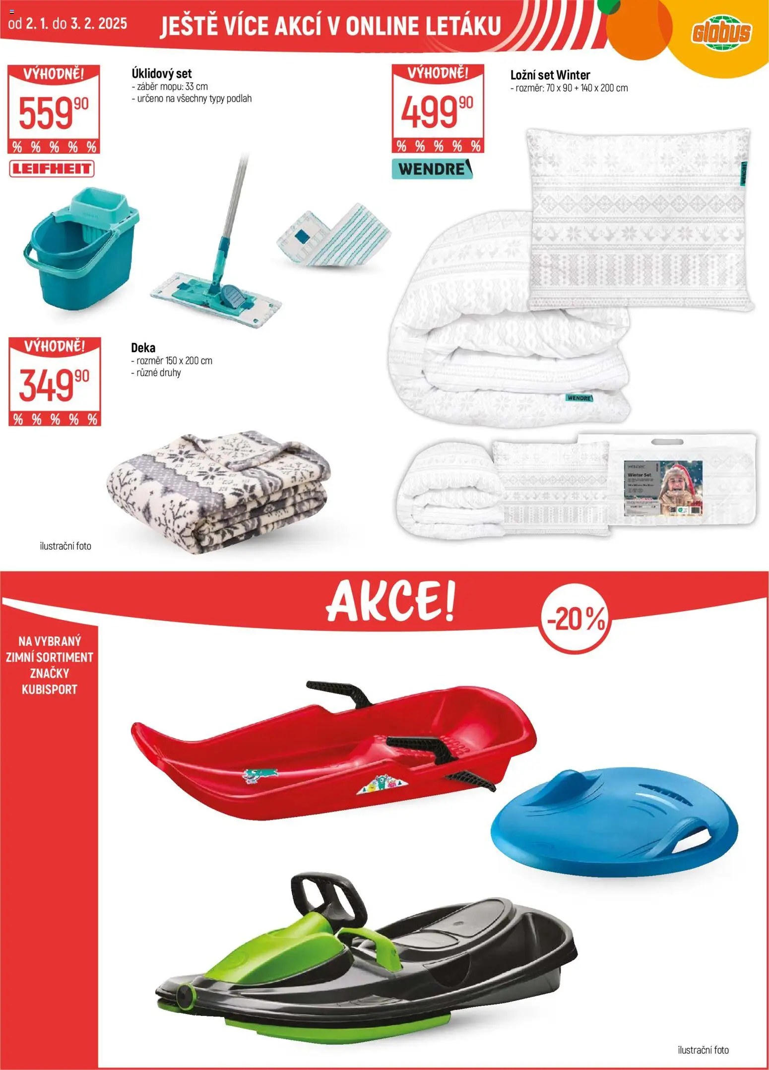 Globus leták - Praha-Štěrboholy od 02.01.2026 | Strana: 33 | Produkty: Globus, Leifheit, Deka