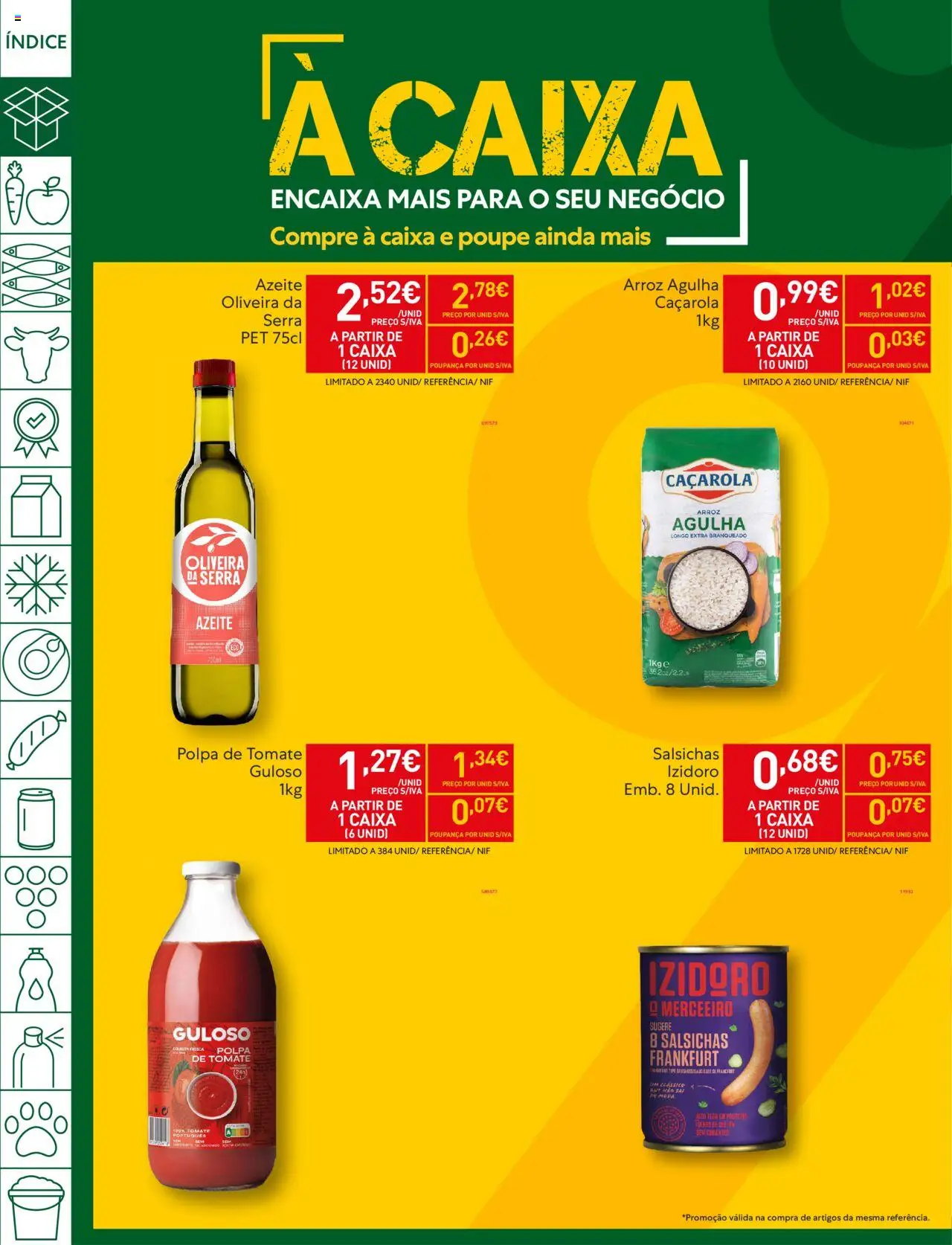 Recheio folheto │ válido de 19.08.2025 | Página: 2 | Produtos: Azeite, Caixa, Arroz, Tomate