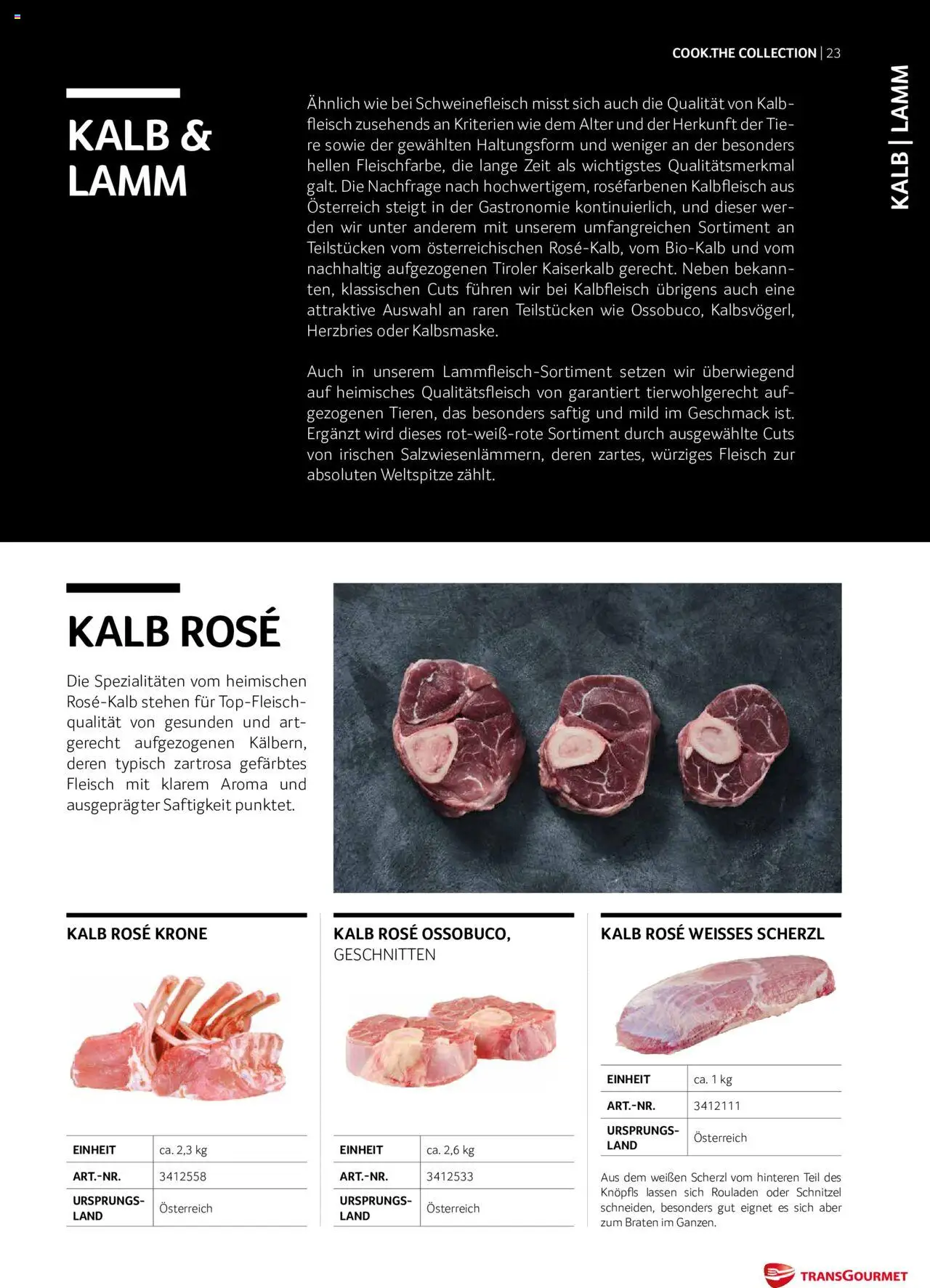 Transgourmet Cook Look-Book gültig ab 01.09.2023 | Seite: 23 | Produkte: Schweinefleisch