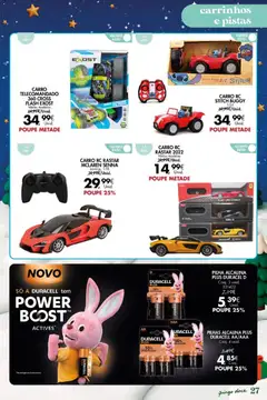 Pré-visualização PILHAS ALCALINA PLUS DURACELL AA/AAA, Conj. 4 unid. válido de 04.12.2025 | Página: 27 | Produtos: Pilhas