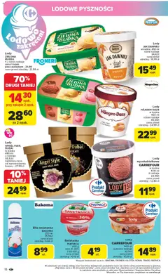Carrefour Gazetka od 04.08.2025 | Strona: 20 | Produkty: Bita śmietanka, Popcorn, Lody, Pita
